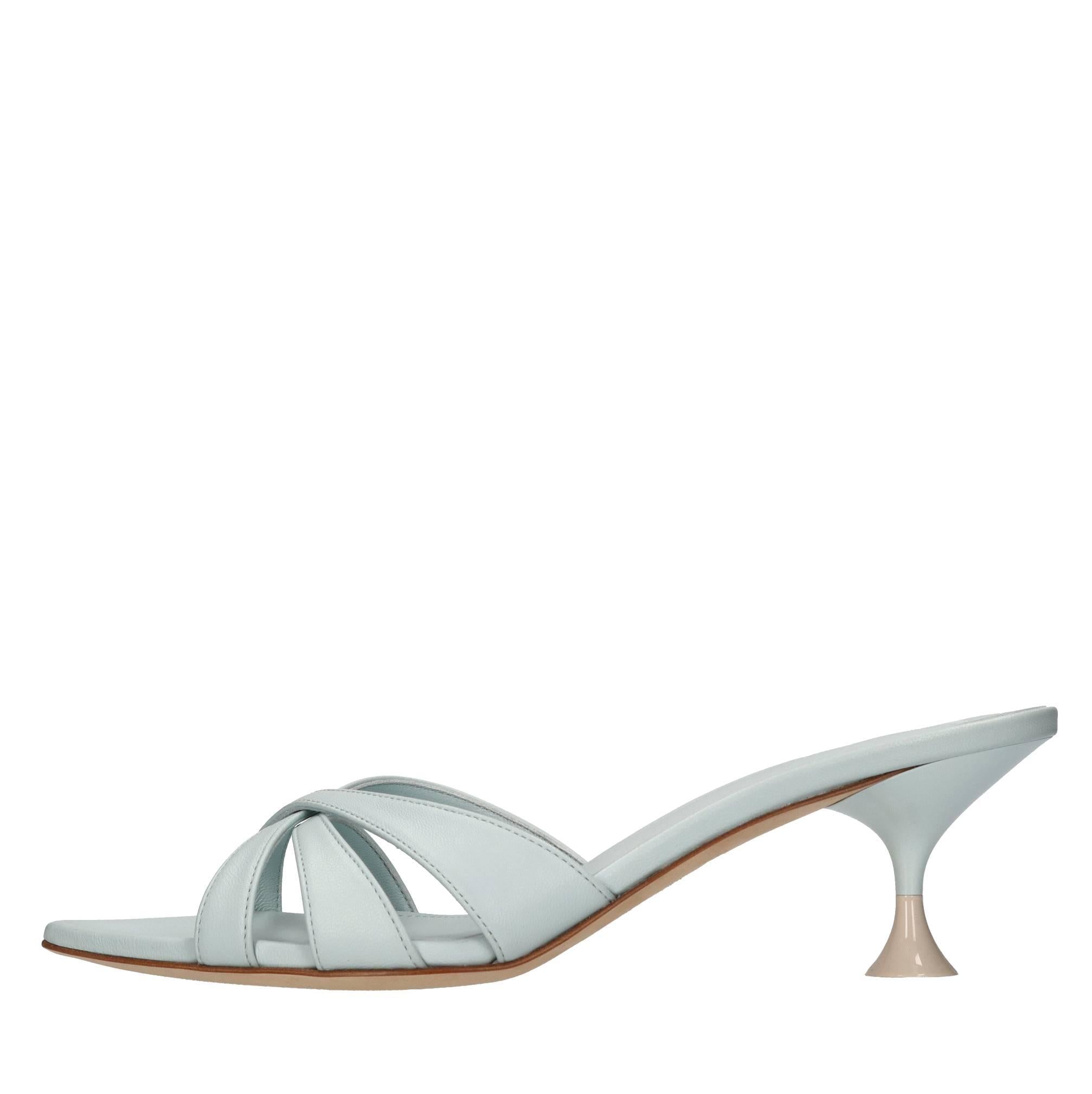 Mules in pelle 