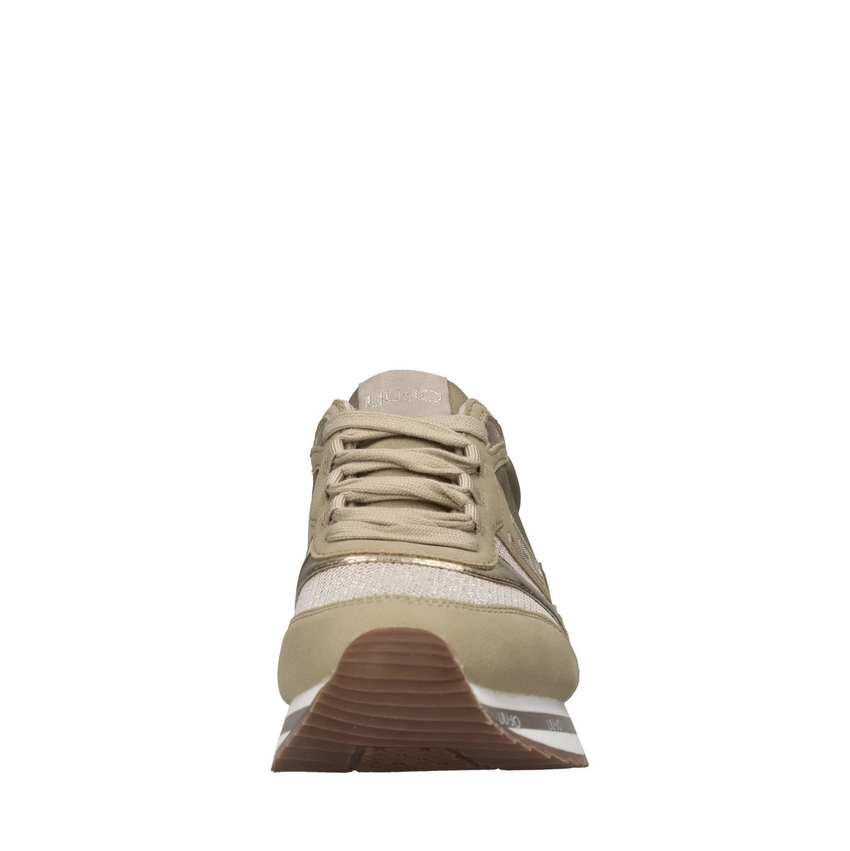 Sneakers in ecopelle e tessuto 