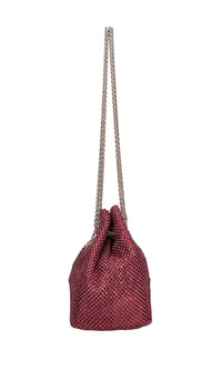 Borsa in tessuto e brillantini 
