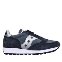 Sneakers in camoscio e tessuto 