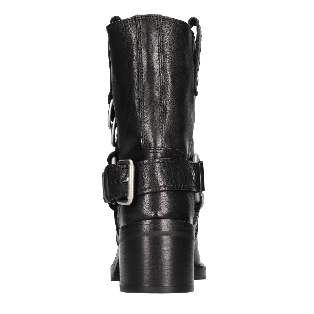 Stivaletti biker in pelle 