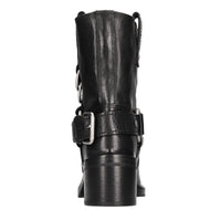 Stivaletti biker in pelle 