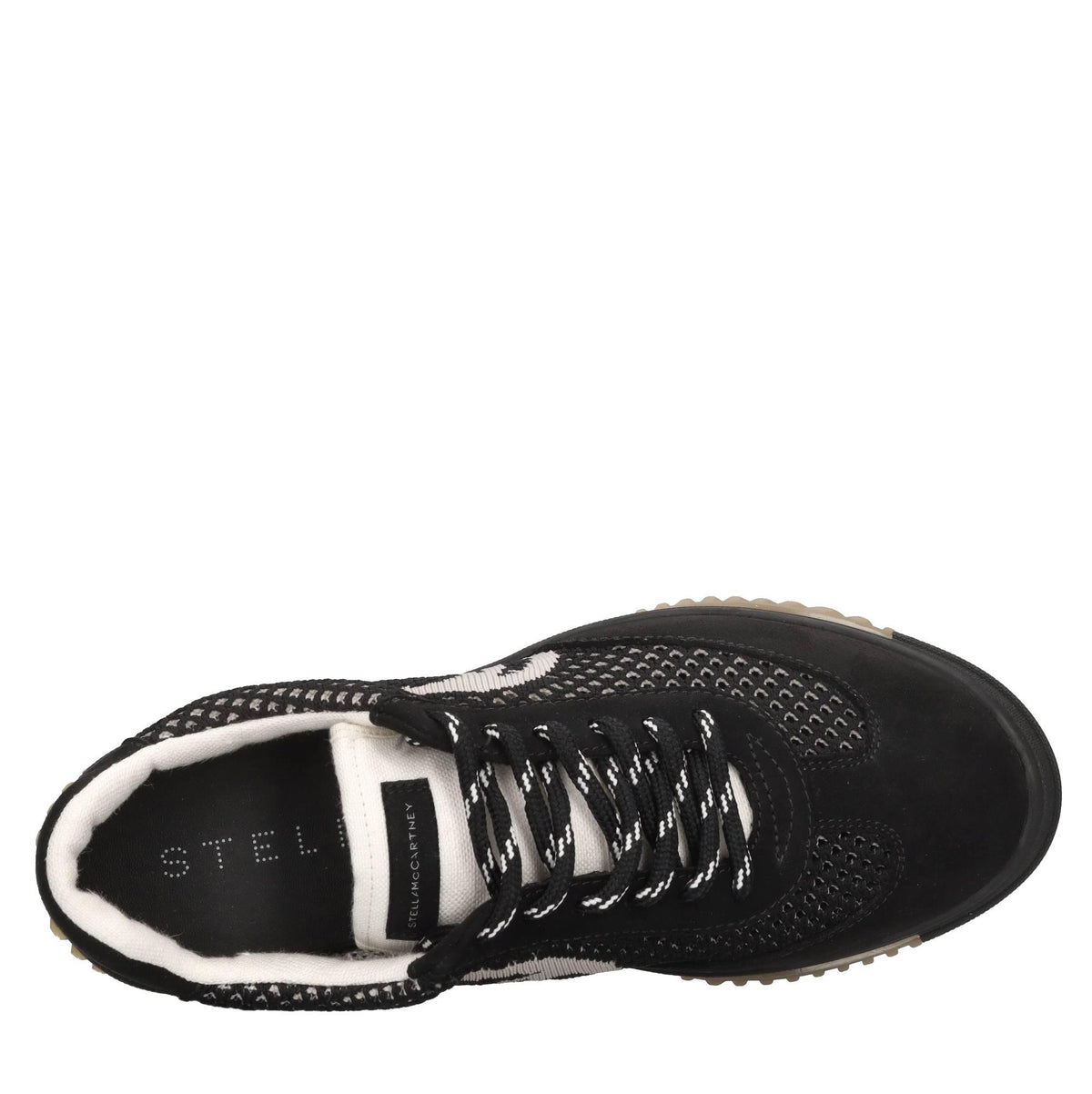 Sneakers S-Wave sport in tessuto ed eco-camoscio 