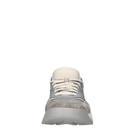 Sneakers in pelle,camoscio e tessuto 