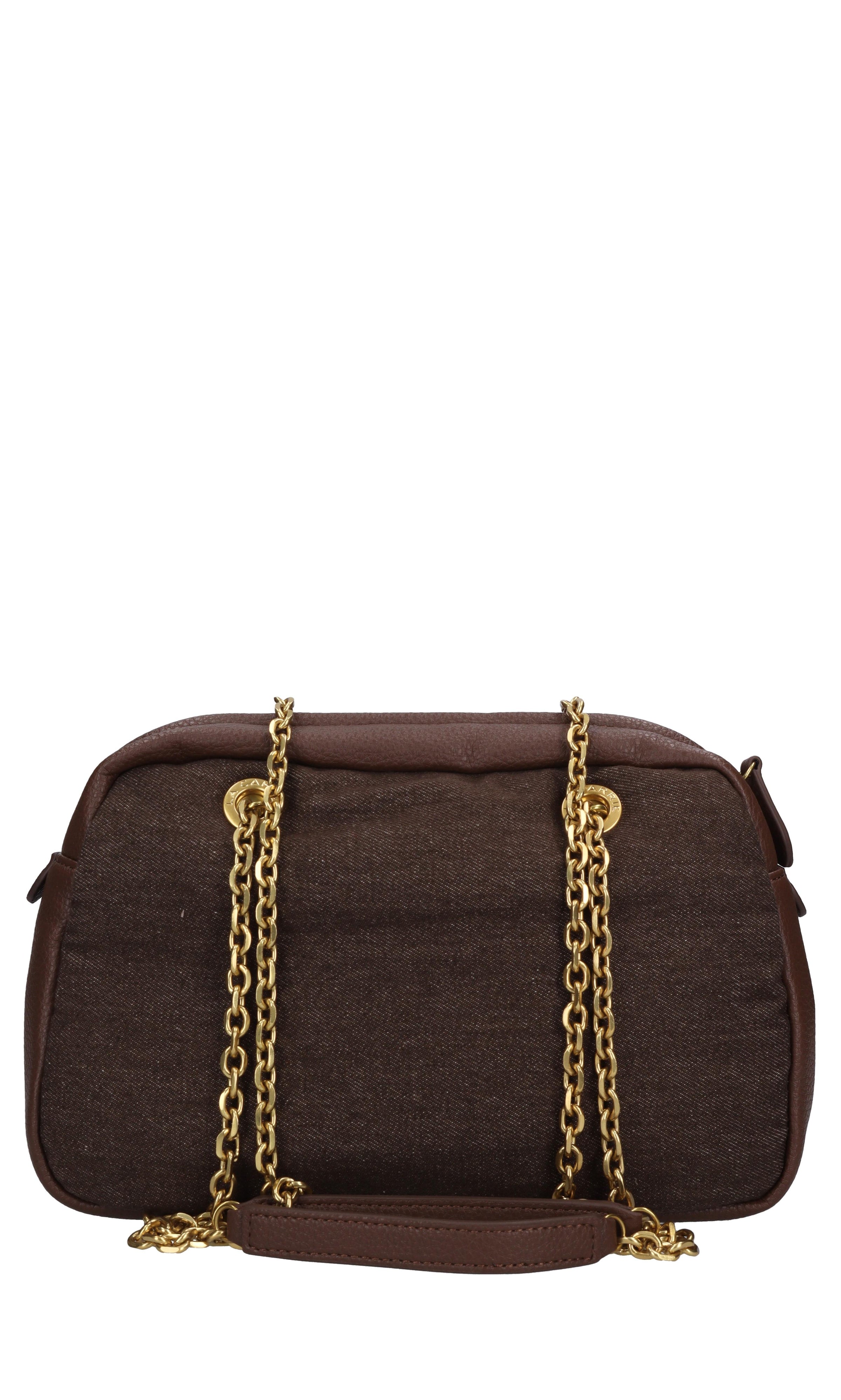 Borsa ROSES in tessuto ed ecopelle 