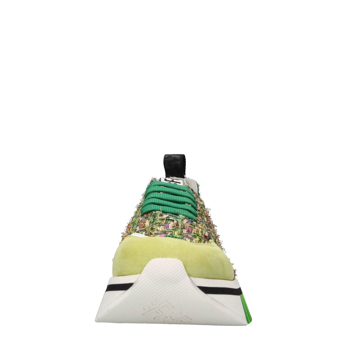 Sneakers in tessuto con inserti in camoscio 