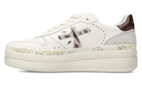 Sneakers in pelle e cavallino. 