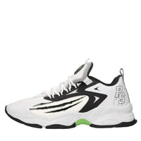 Sneakers in ecopelle e tessuto 
