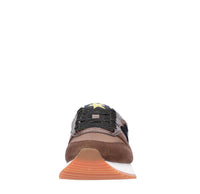 Sneakers modello Z43211 SUN68 in pelle scamosciata, tessuto traspirante e cavallino 