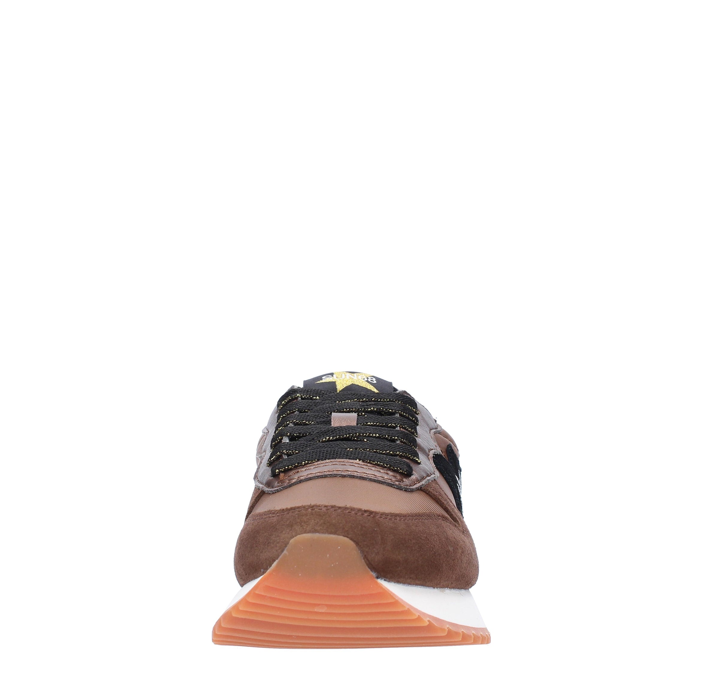 Sneakers modello Z43211 SUN68 in pelle scamosciata, tessuto traspirante e cavallino 