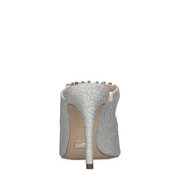 Mules in glitter e applicazioni 