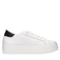 Sneakers in pelle e glitter 