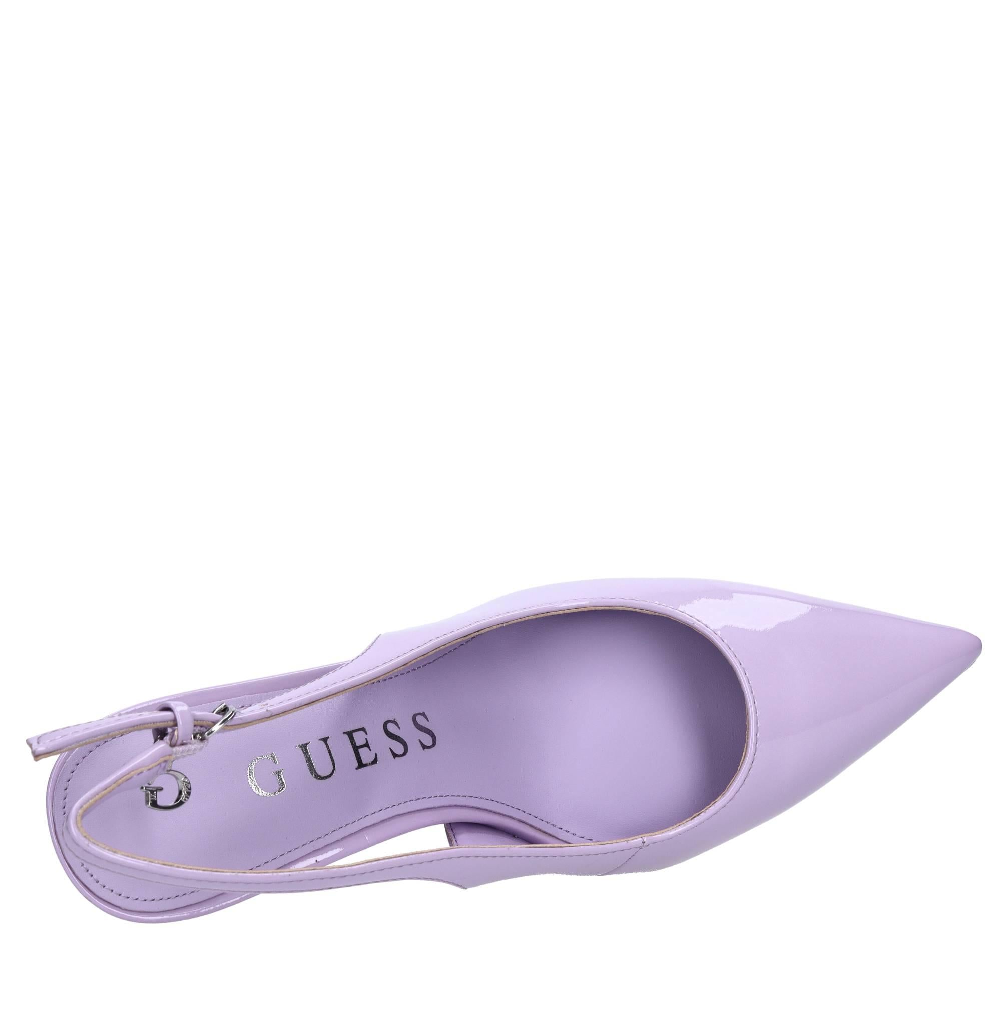 Décolleté slingback in vernice 
