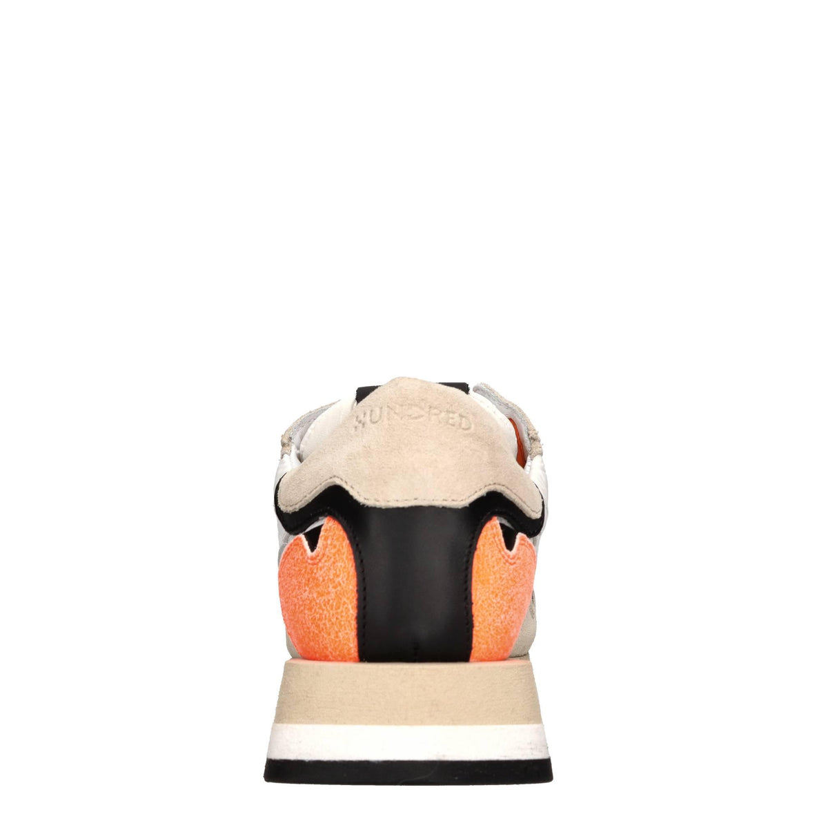 Sneakers in camoscio e tessuto 