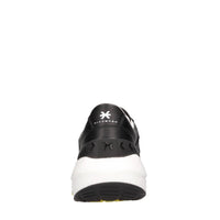 Sneakers in ecopelle e tessuto 