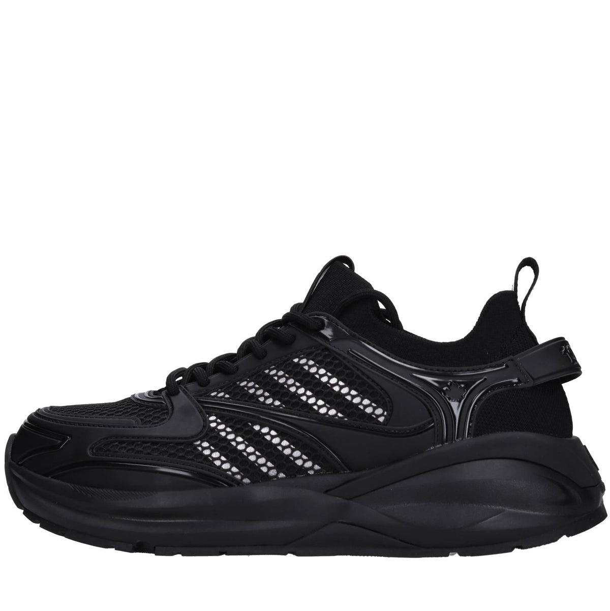 Sneakers in tessuto ed ecopelle 
