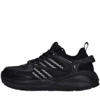Sneakers in tessuto ed ecopelle 