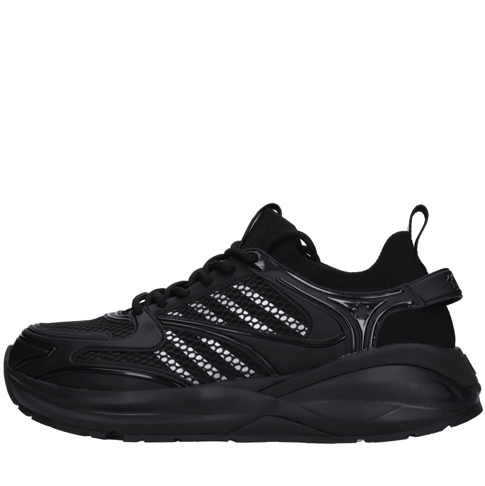 Sneakers in tessuto ed ecopelle 
