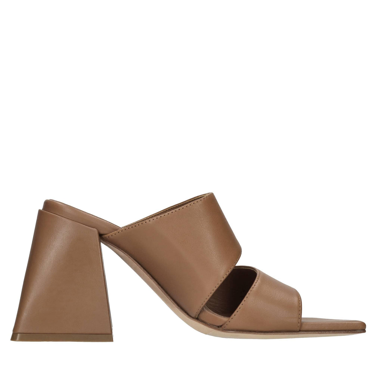 Mules in pelle 