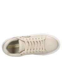 Sneakers in ecopelle e strass 