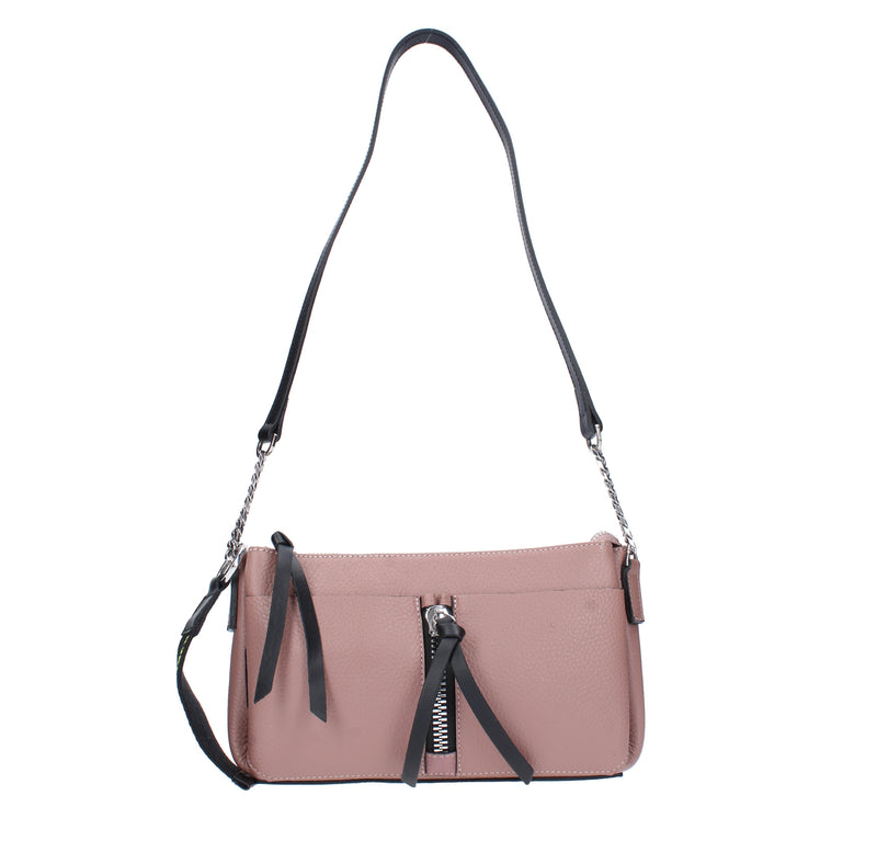 Borsa in pelle martellata 