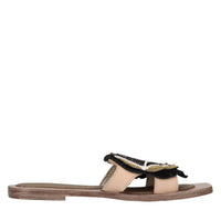 Mules in pelle e camoscio 