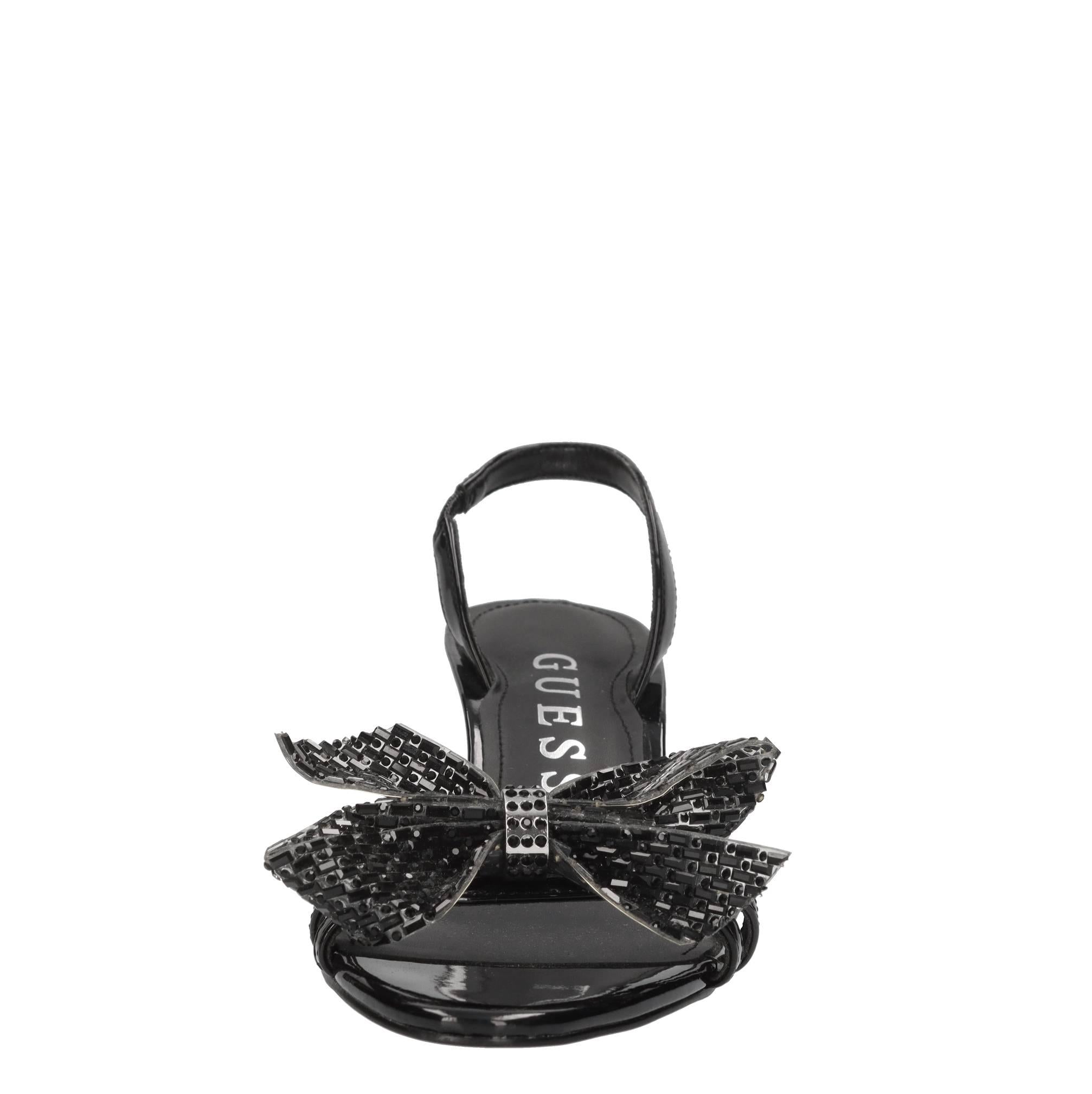 Sandali in ecopelle e strass 