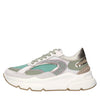 EMANUELLE VEE Sneakers in pelle,tessuto e strass