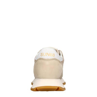Sneakers modello Z35203 SUN68 in pelle scamosciata e tessuto traspirante glitterato 