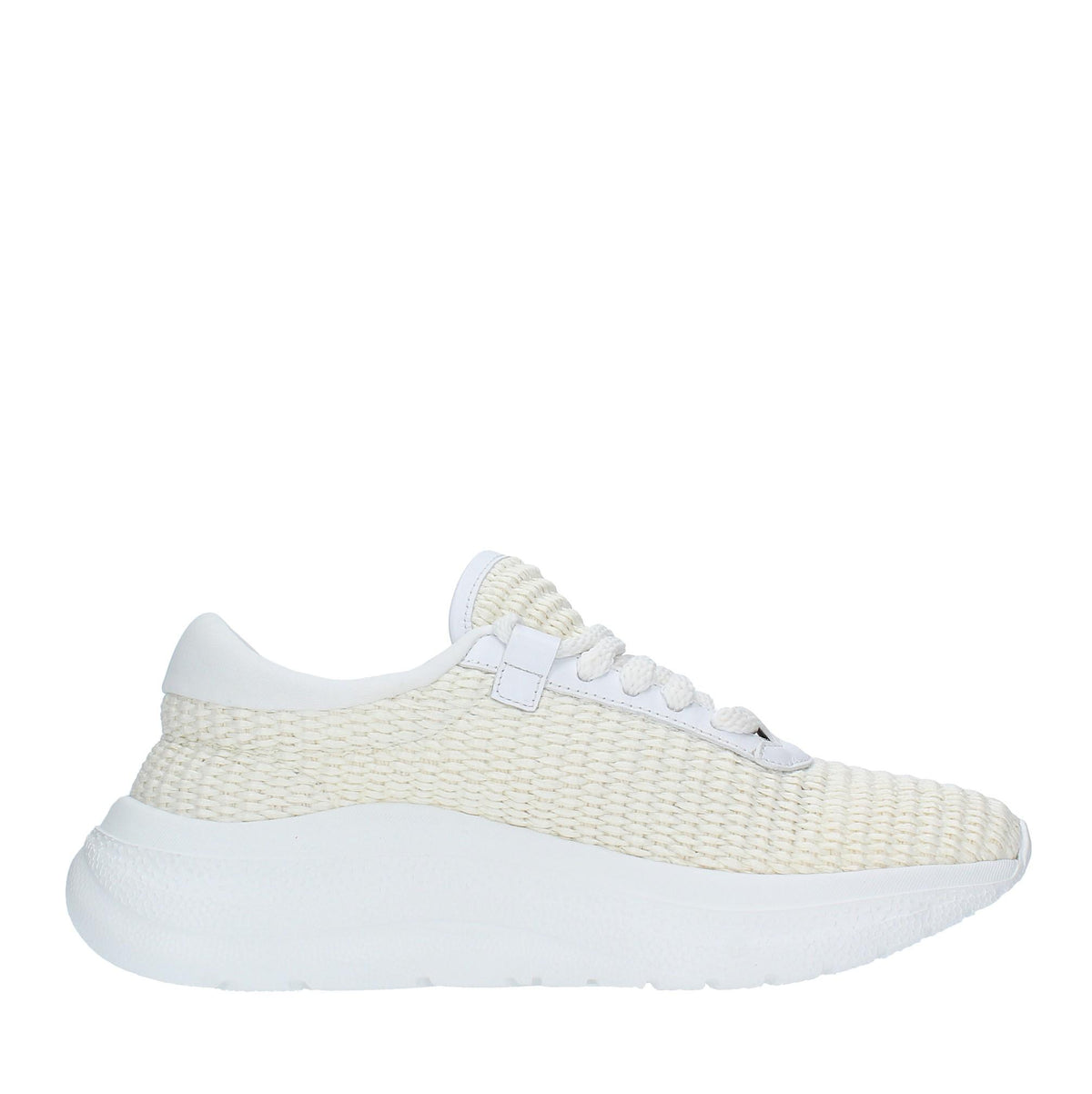Sneakers CASADEI modello MIA in pelle e rafia 
