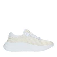 Sneakers CASADEI modello MIA in pelle e rafia 