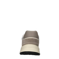 Sneakers in camoscio pelle e tessuto 