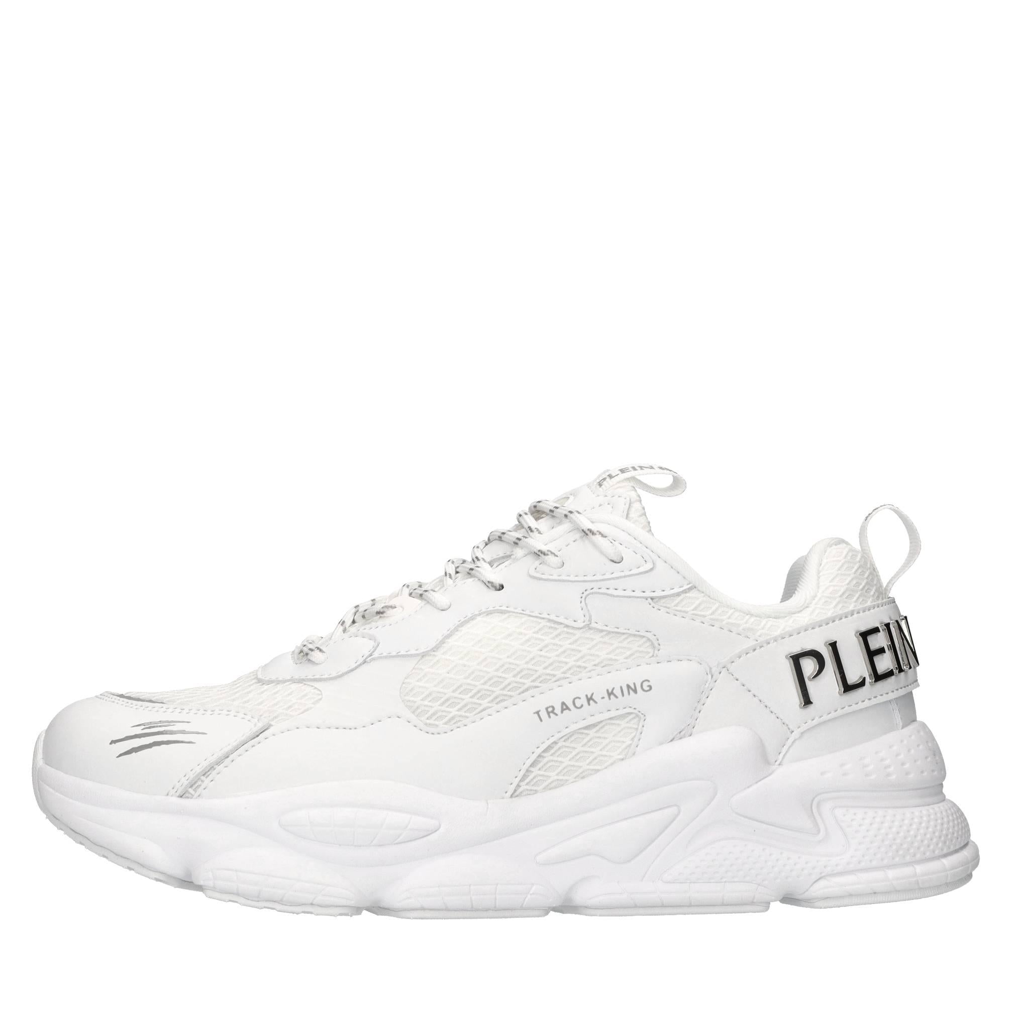 Sneakers in ecopelle e tessuto 