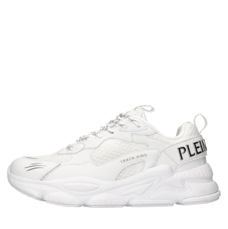 Sneakers in ecopelle e tessuto 