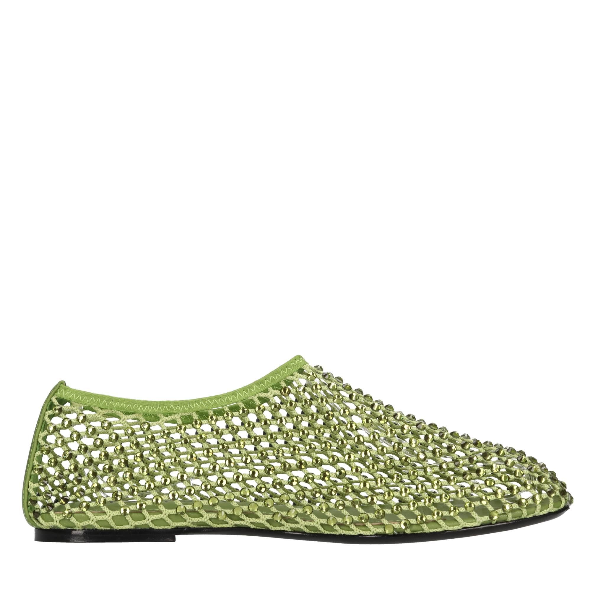 Ballerine Dollie in tessuto e strass 