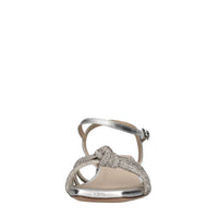 Sandali in pelle e strass 
