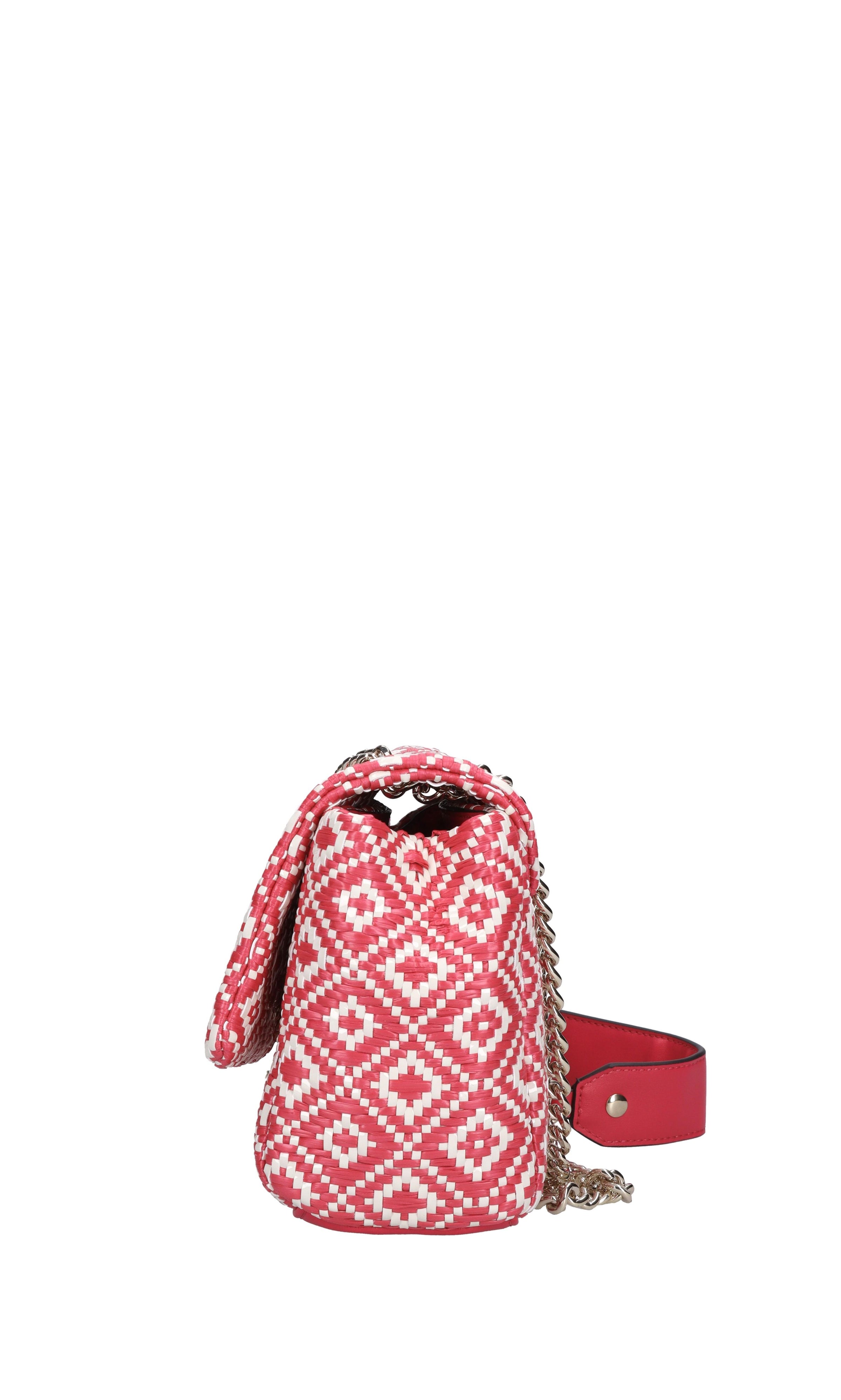 Borsa in rafia ed ecopelle 