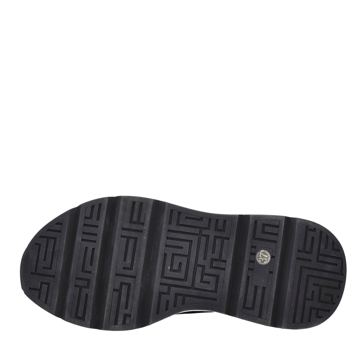 Sneakers in tessuto e camoscio 
