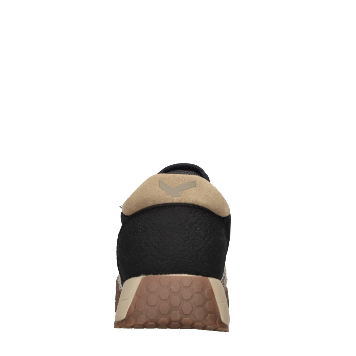 Sneakers in camoscio e tessuto 