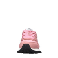 Sneakers in camoscio e pelle 