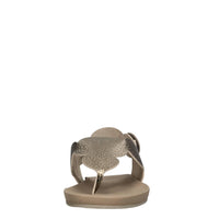 Sandali flat in pelle. 