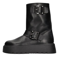 Stivaletti biker in pelle 