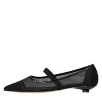 Ballerine in rete di tessuto 