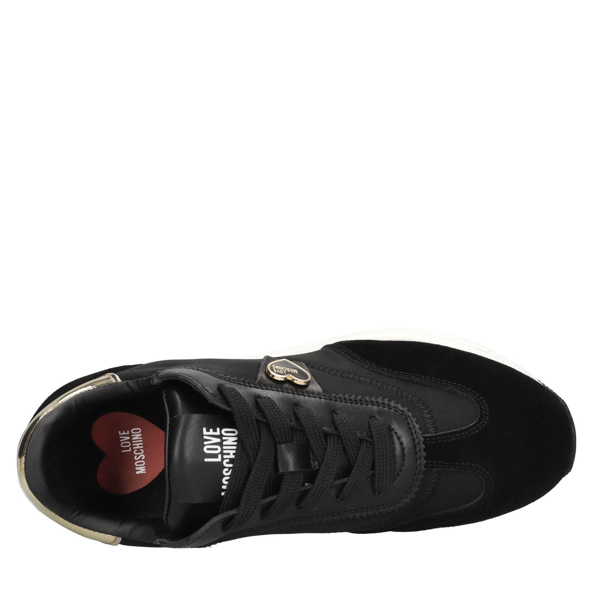 Sneakers in pelle tessuto ed ecopelle 