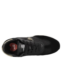Sneakers in pelle tessuto ed ecopelle 