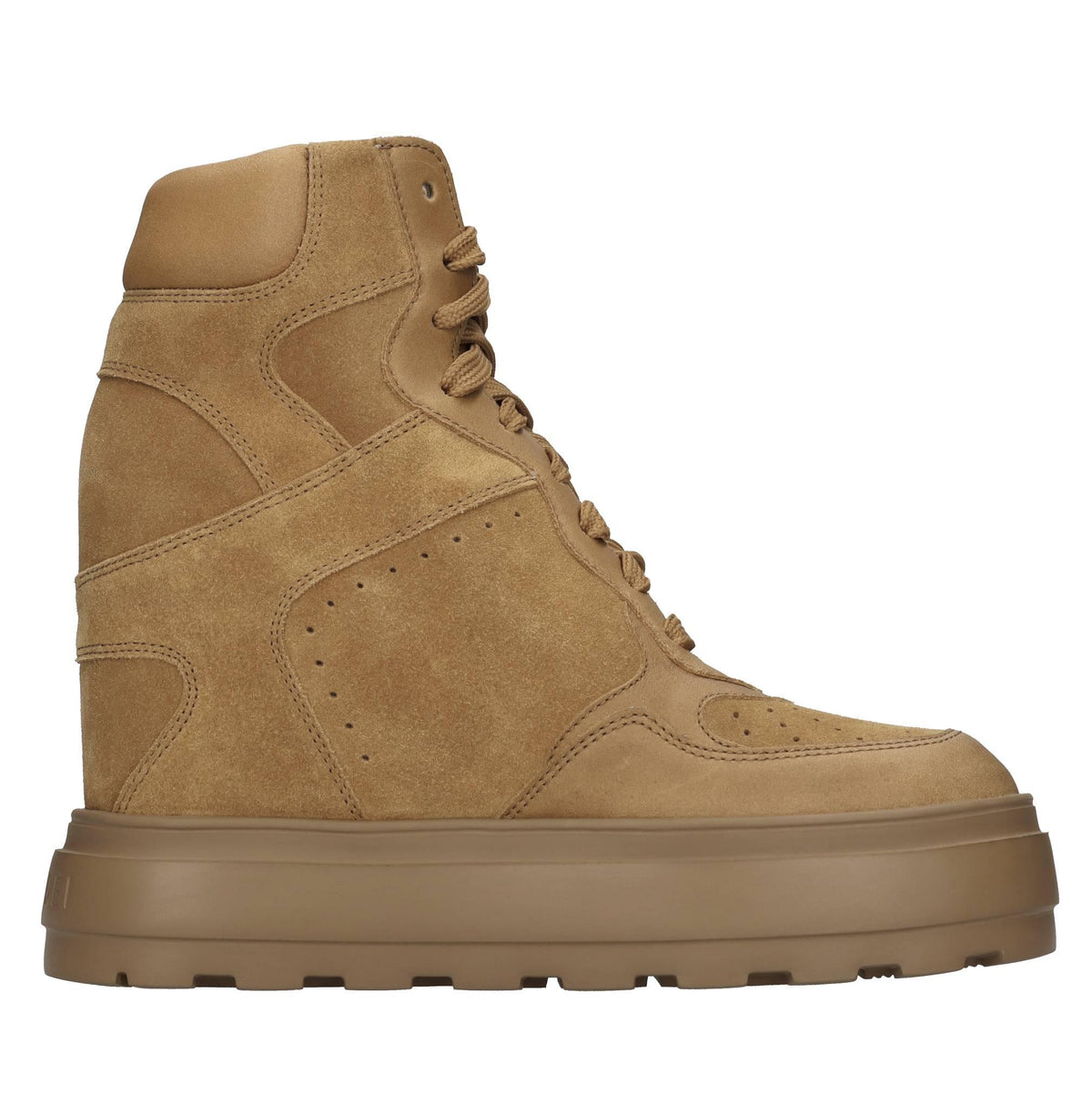 Sneakers alte in camoscio 