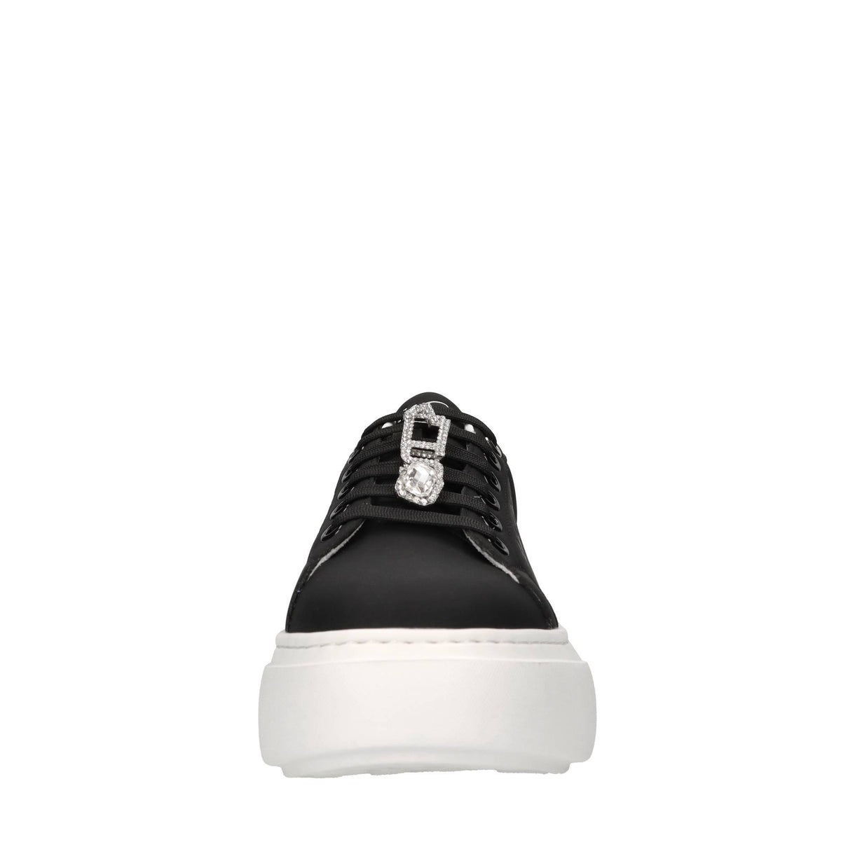 Sneakers in ecopelle con applicazioni 