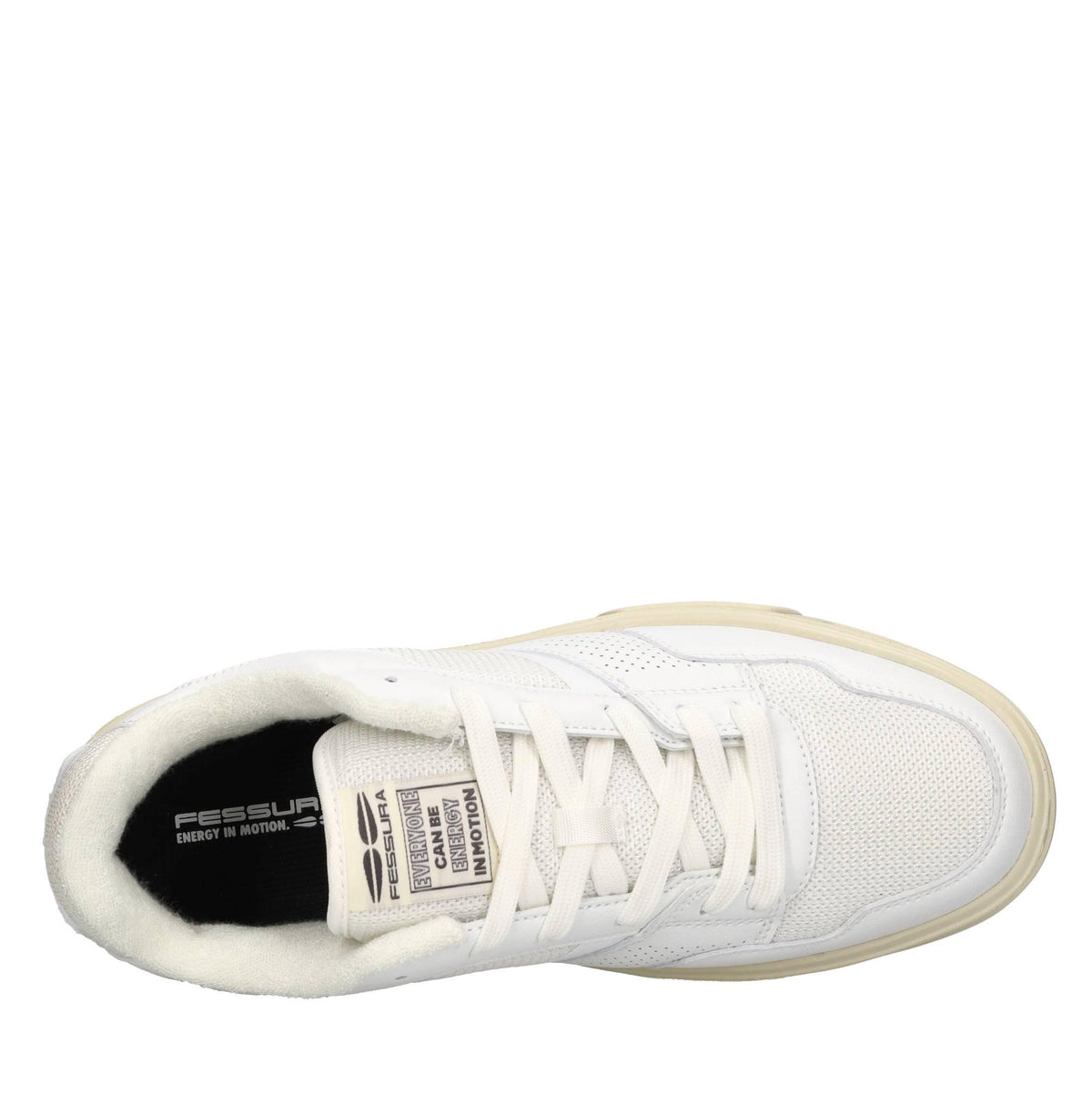 Sneakers modello STRIDE 01 in tessuto ed ecopelle 