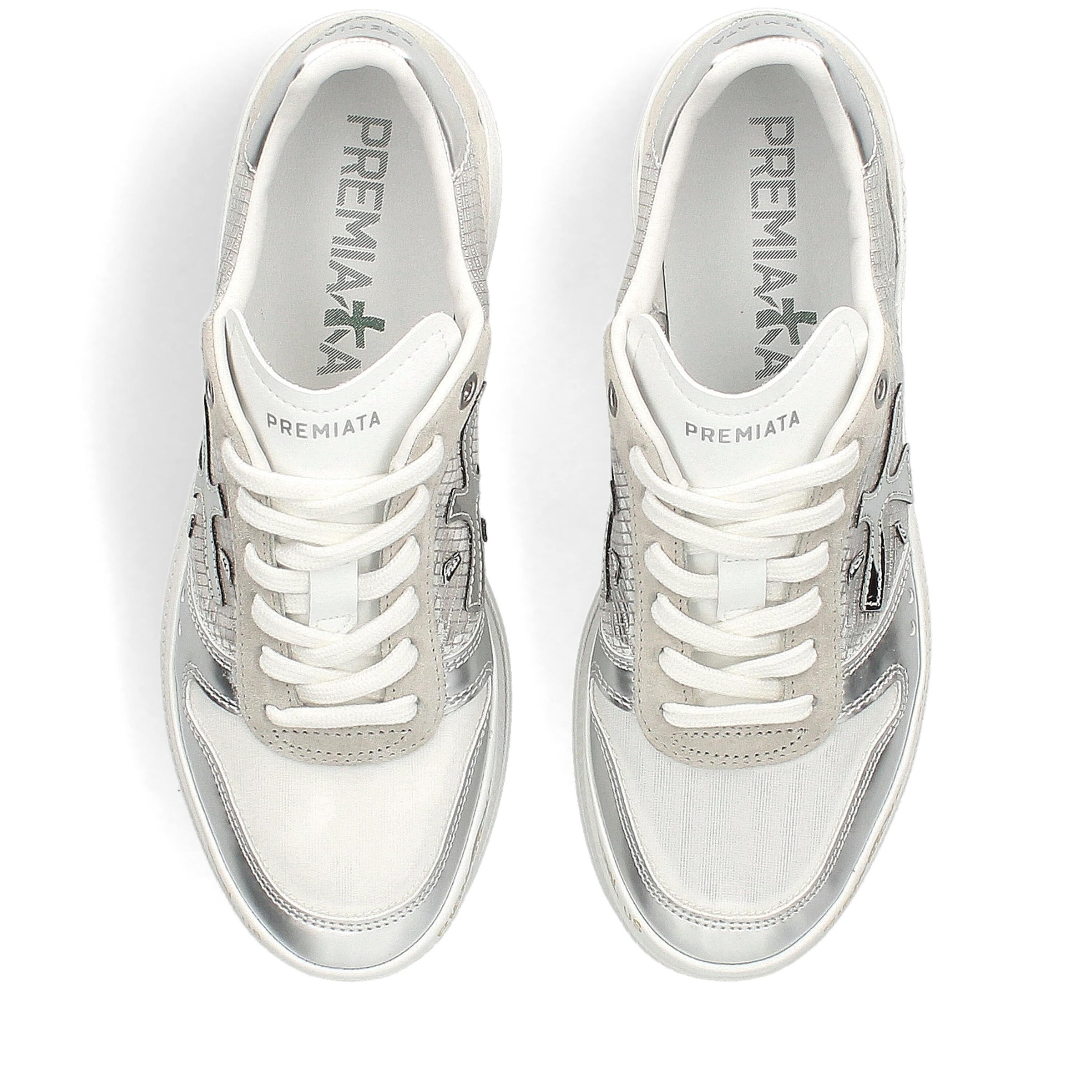 Sneakers multimateriale 