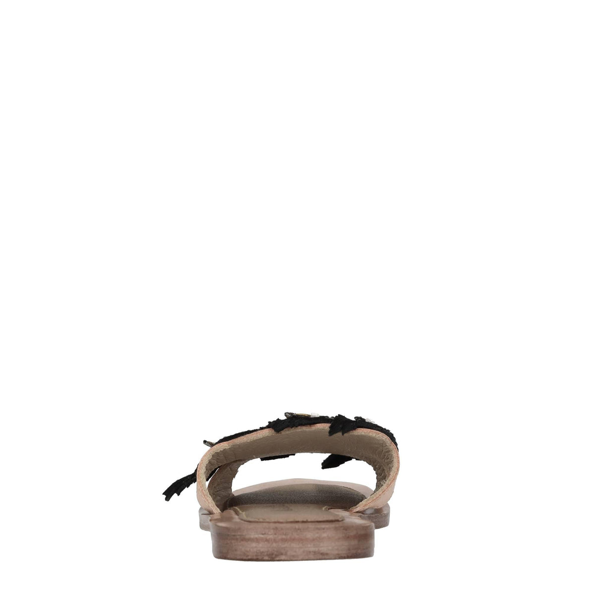Mules in pelle e camoscio 
